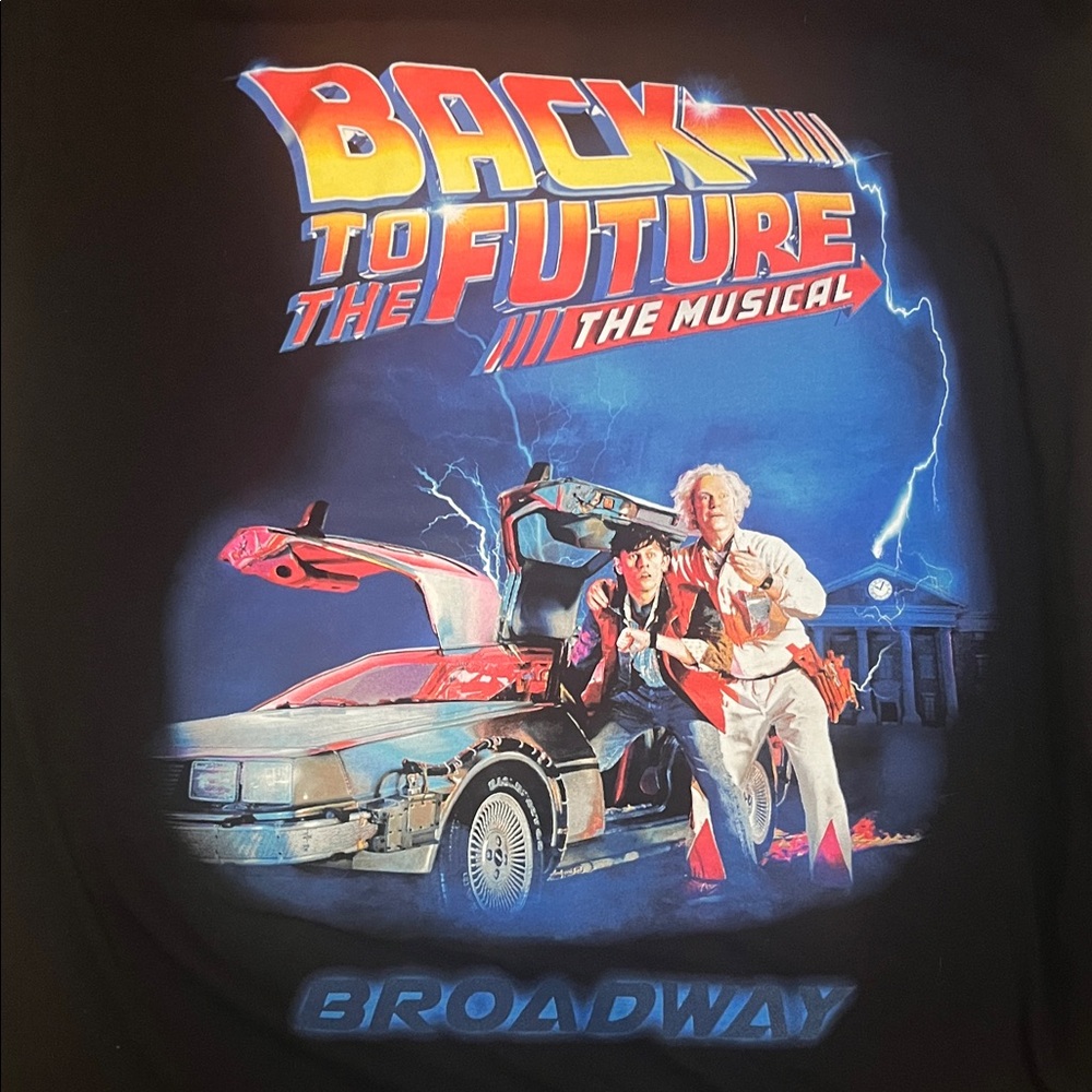 Back to the Future The Musical Broadway Medium Shirt
